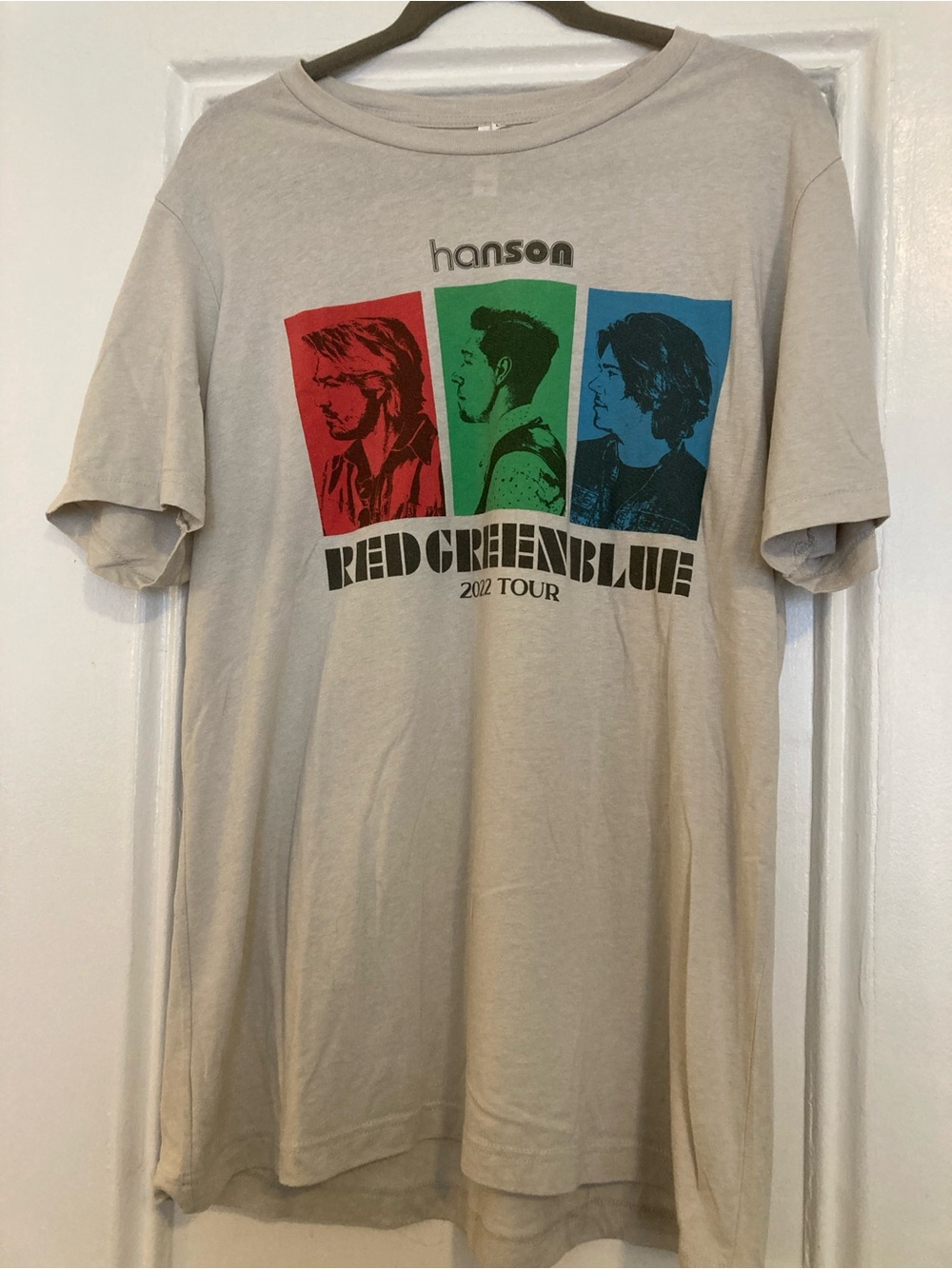 Hanson Red Green Blue 2022 Tour T-Shirt Size XL - Official Band Merch - Dates